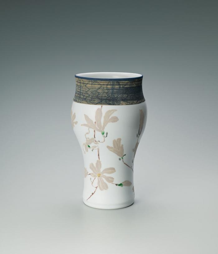 ラピス釉銀彩壺