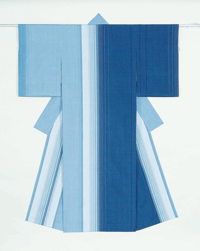 絹織着物「空の記憶」