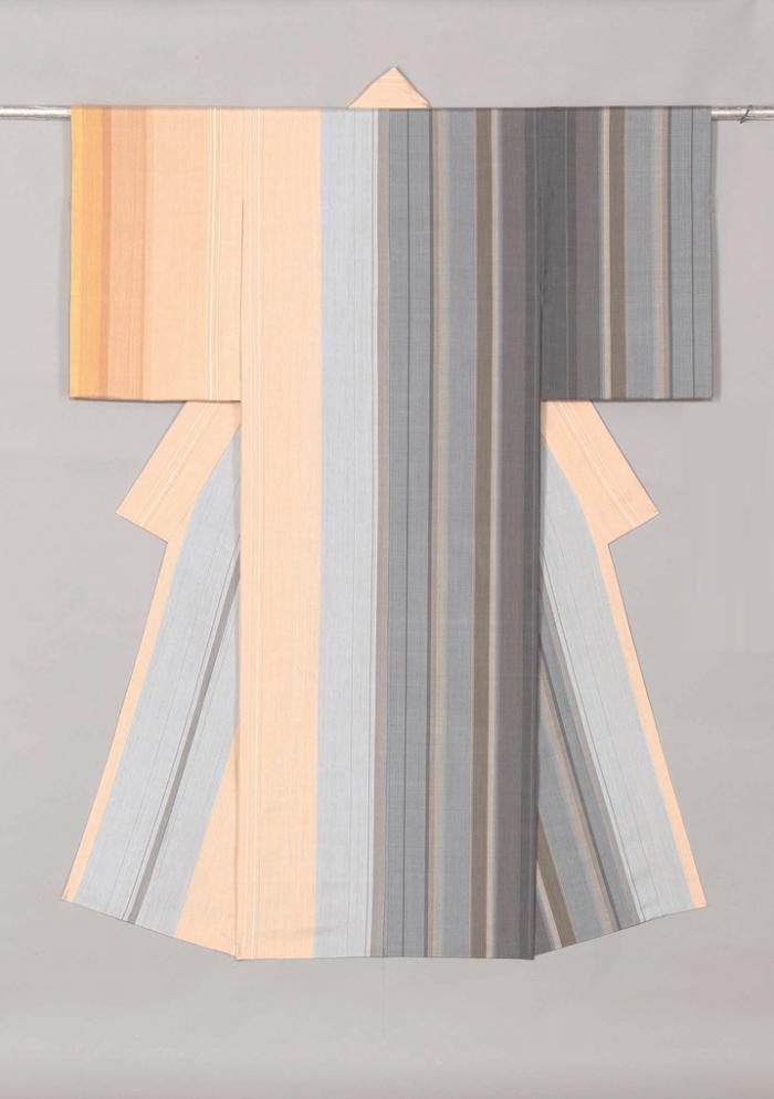 絹織着物「待茜」