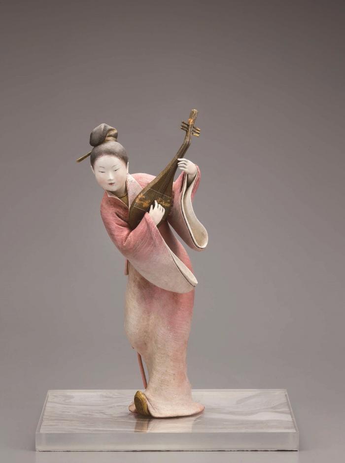 桐塑布紙貼「春靄」