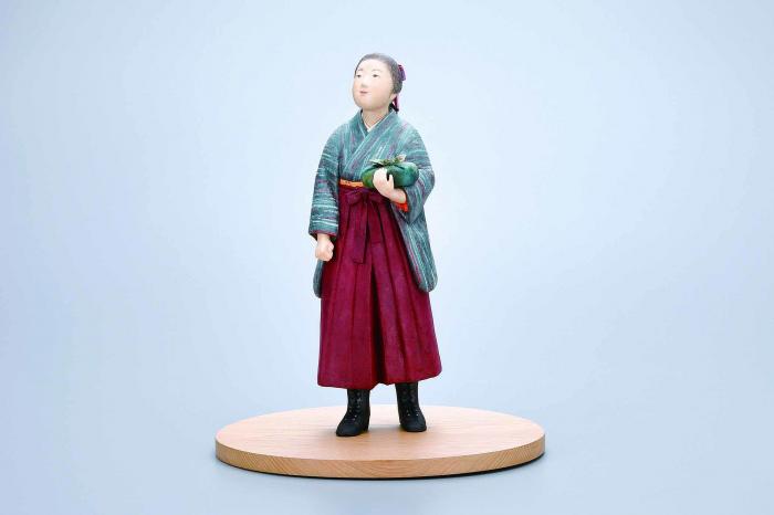 桐塑紙貼「向学心」