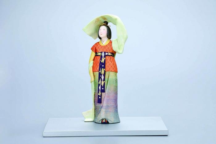 桐塑布紙貼「羽衣」