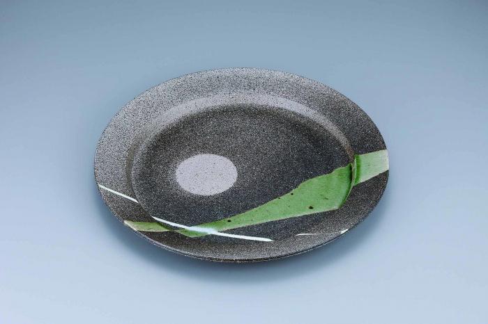 灰釉大皿