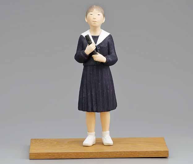 桐塑紙貼「明日へ」