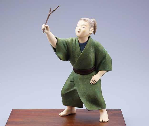 桐塑紙貼「芽ぐむ」