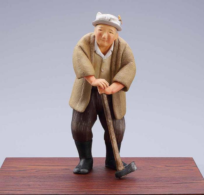 桐塑布紙貼「紅葉」