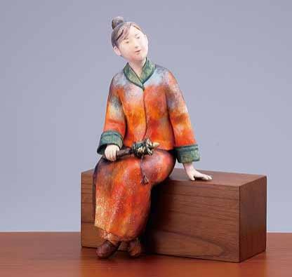 桐塑紙貼「夕映え・ブータン」