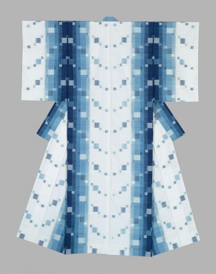 紬織着物「春嶺」