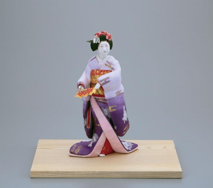 桐塑紙貼「春愁」