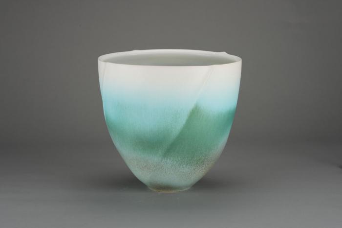 白緑釉深鉢