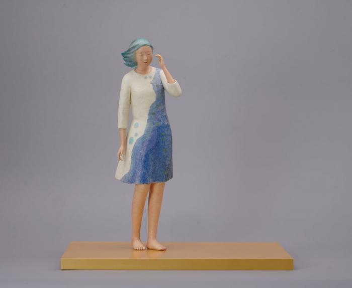 木芯桐塑紙貼「晩夏」