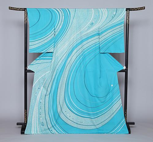 友禅着物「爽流」