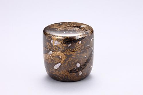蒔絵棗「遊漁」