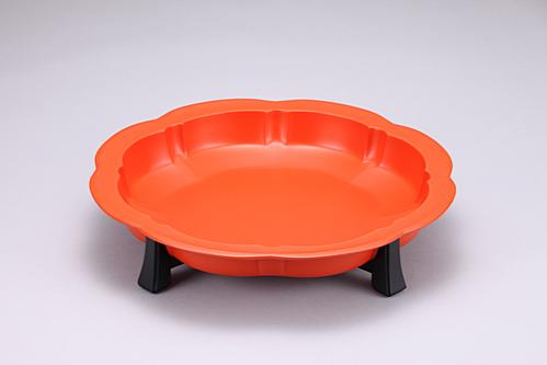 漆皮盛器「華明り」