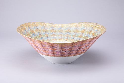 金襴手彩色花器