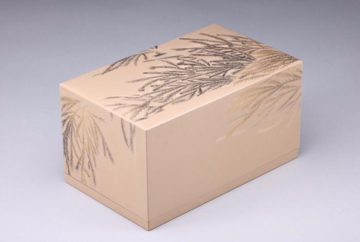 沈金箱「緑樹」