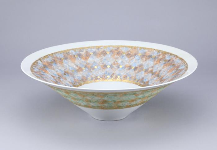 金襴手彩色花器