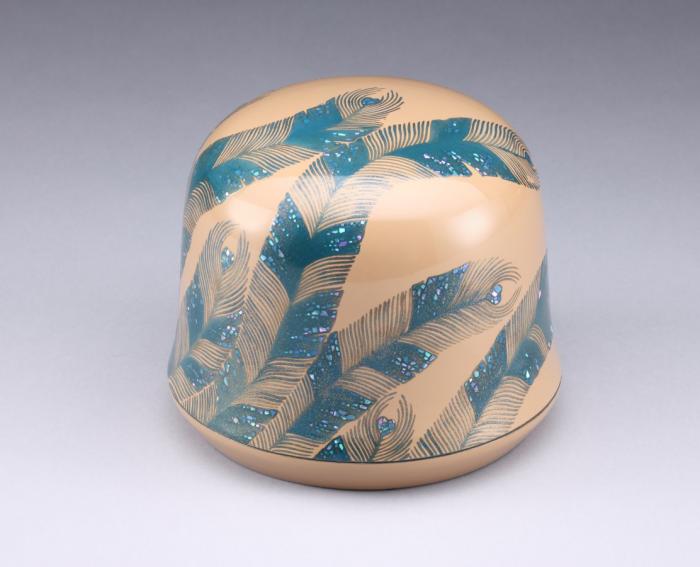 蒔絵菓子器「青い鳥」