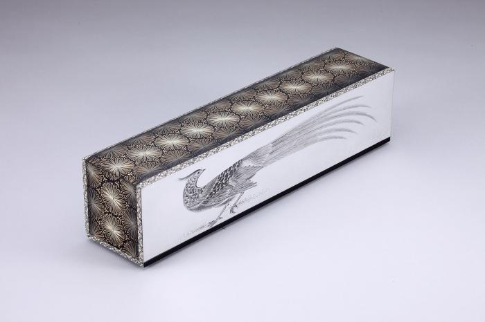 沈金箱「錦鶏」
