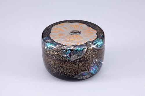 内野都 椿 平棗 公益社団法人日本工芸会