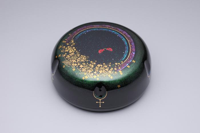 天道虫蒔絵盒子「約束の虹」