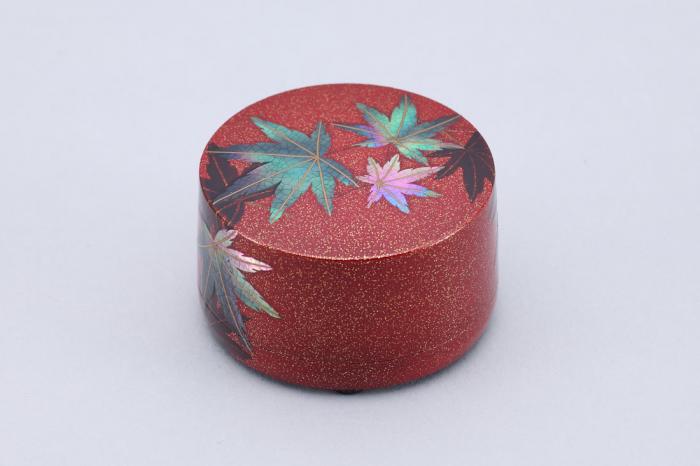 錦秋蒔絵香合