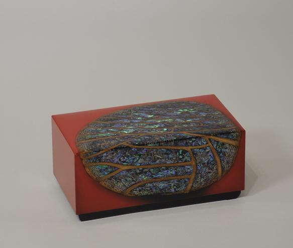 蒔絵箱「棚田」