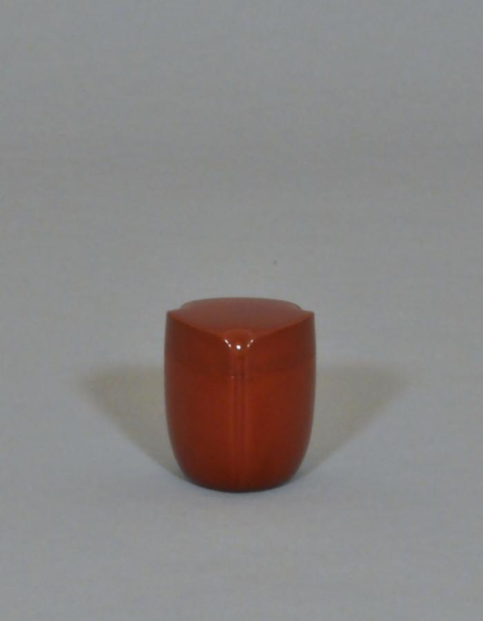 朱塗茶器「三弁花」