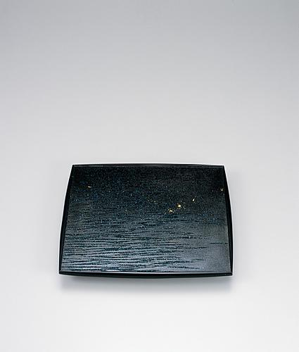 蒔絵干菓子器「朝靄色」