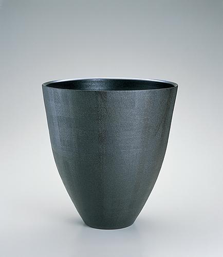 線描幾何文花入