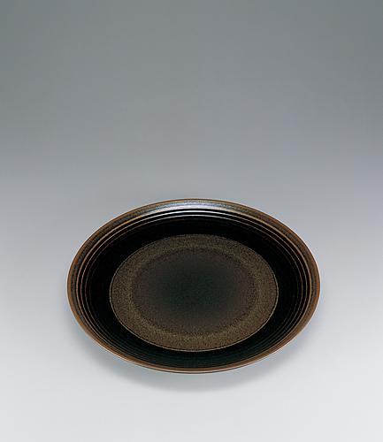 丹波鉄釉皿