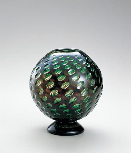 被硝子切子花器「1,000,000 drops」