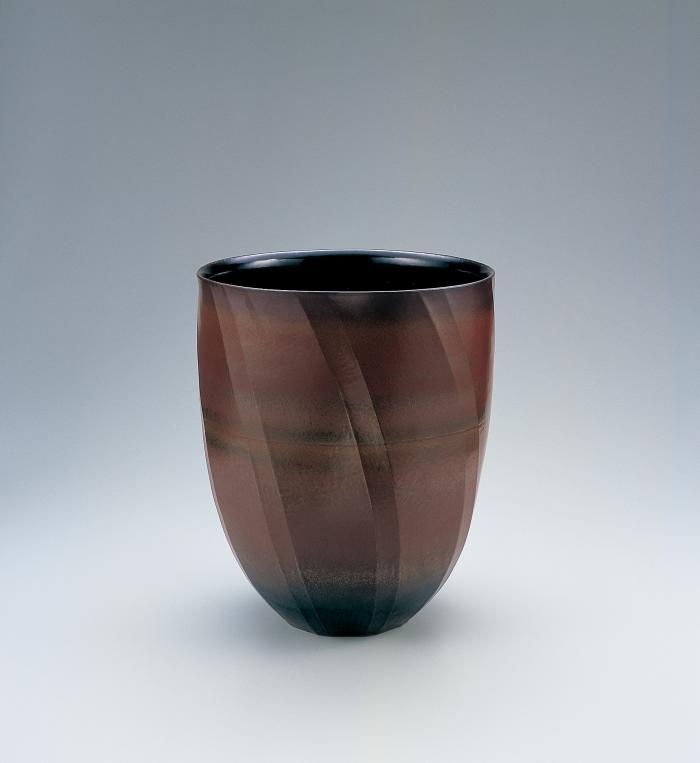 鉄茜花器