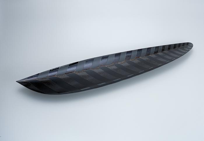 張抜一閑羽根形盛器「揚」