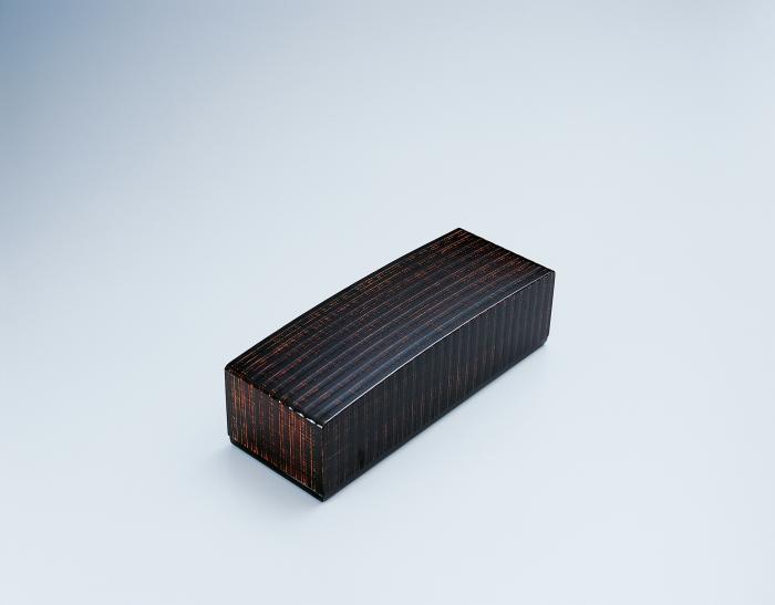 乾漆籠目塗文箱