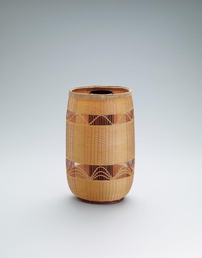 一楽編み花籃「曙」
