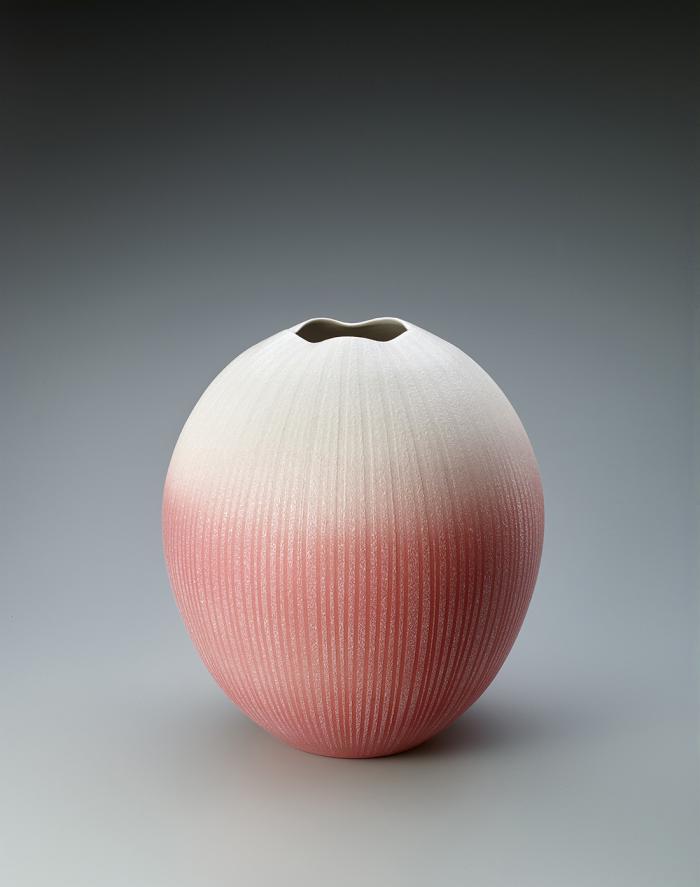 釉泥彩壺