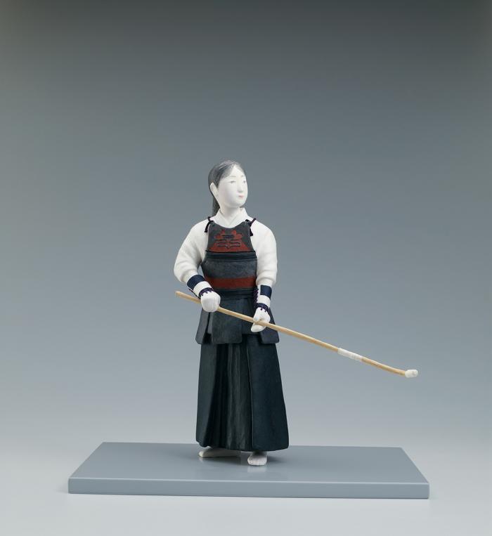 木芯桐塑和紙貼「演技」