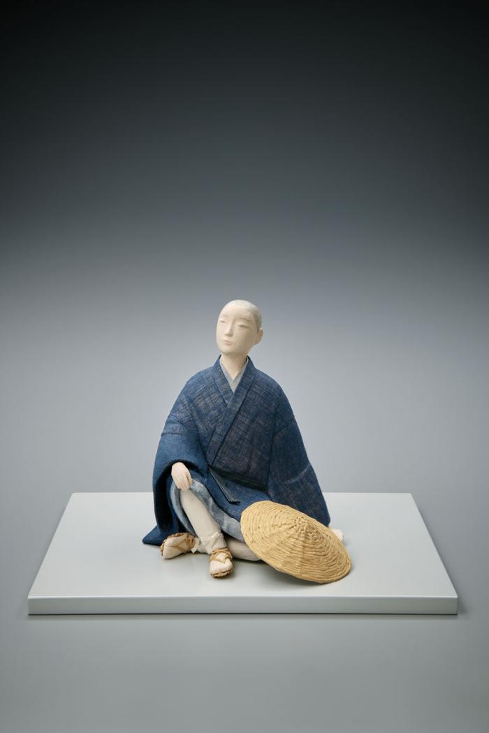 木芯桐塑布和紙貼「遊行」