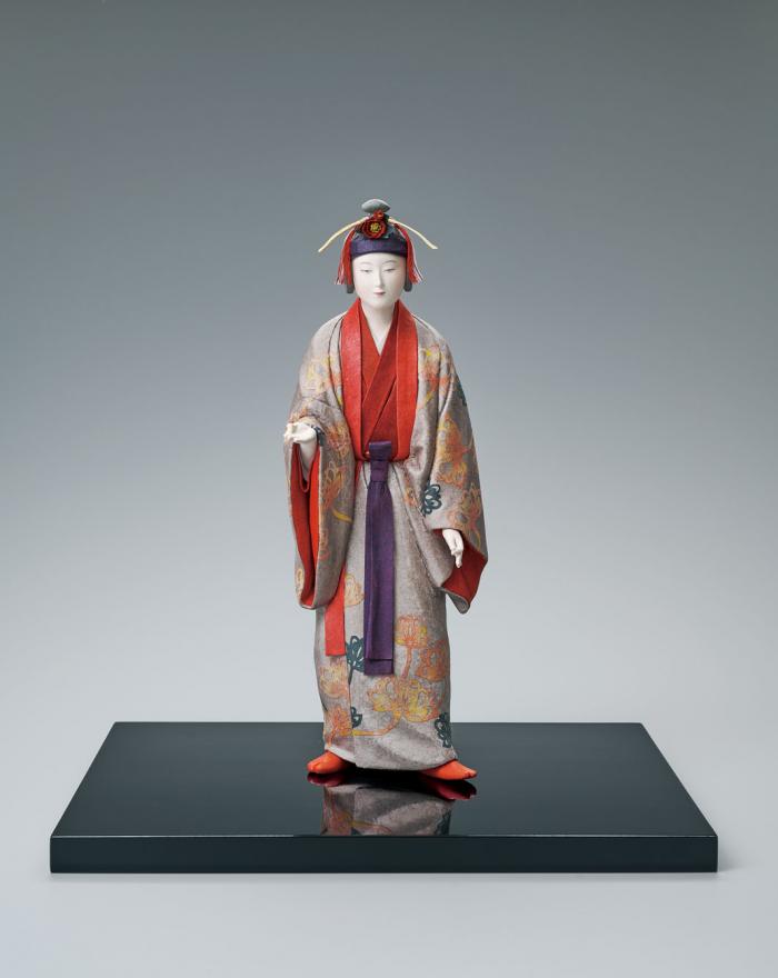 木芯桐塑和紙貼「花さかち」