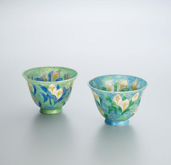 省胎七宝器「水辺の花」