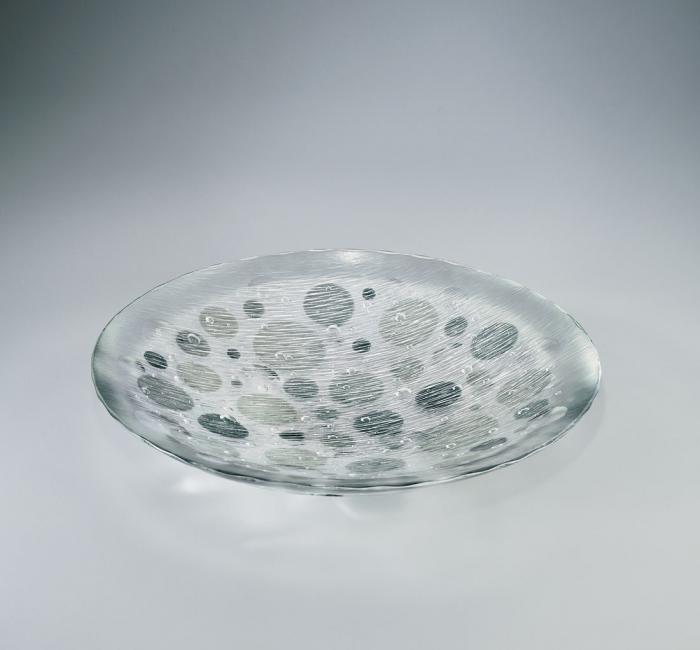 積層虹彩琳切子鉢