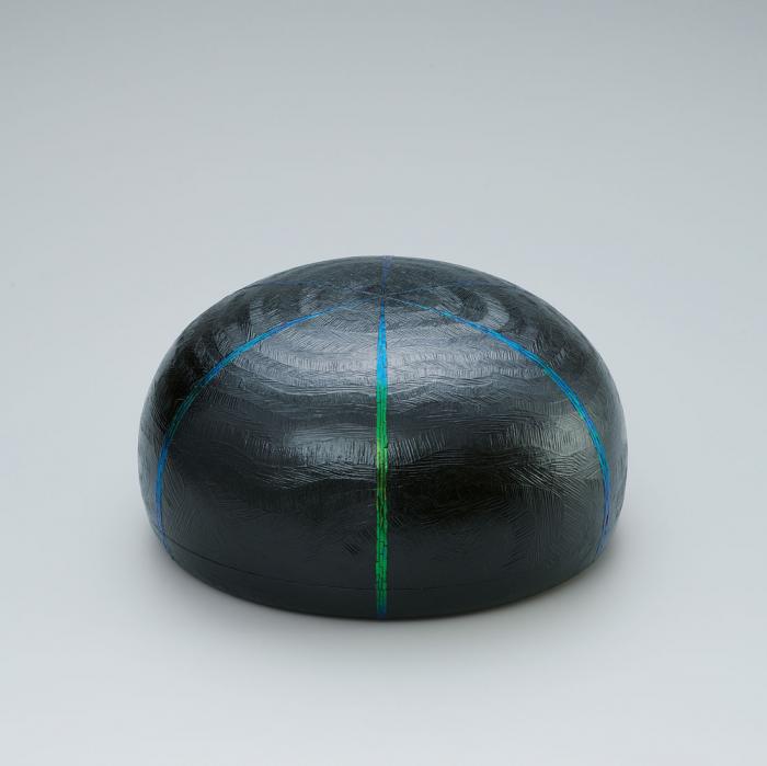 紙胎皺喰籠「波光」