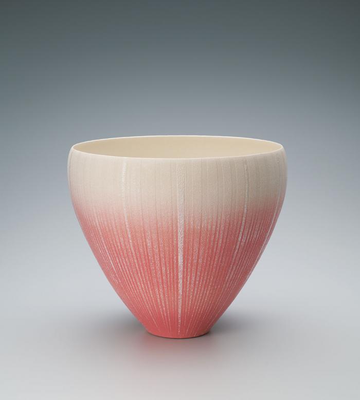 釉泥彩花器