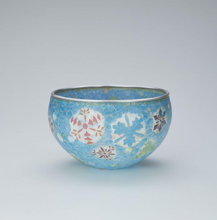 省胎七宝鉢「雪の華」