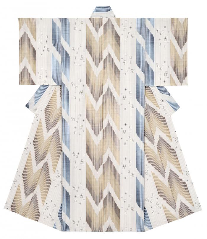 紬織着物「晩秋」