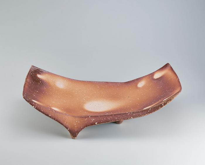 緋彩長方皿「陽」