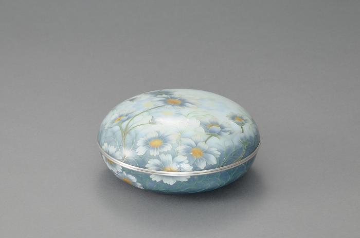 有線七宝蓋物「秋声」