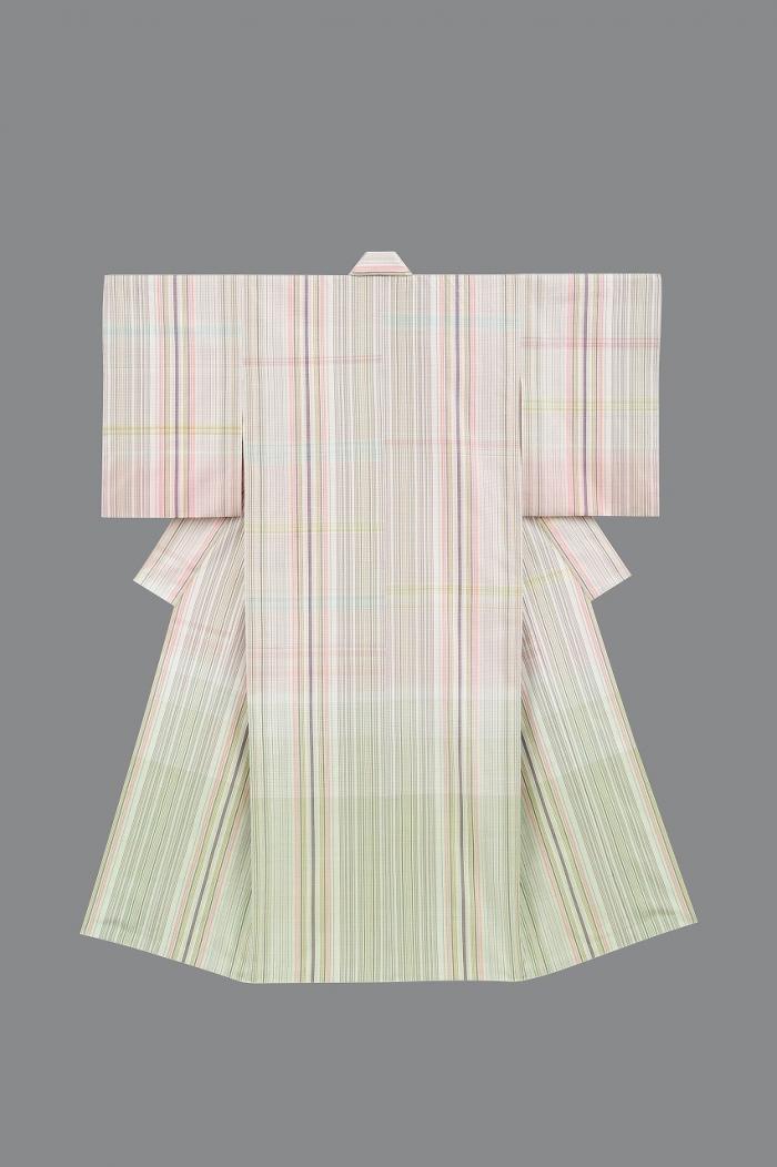 紬織着物「花明かり」