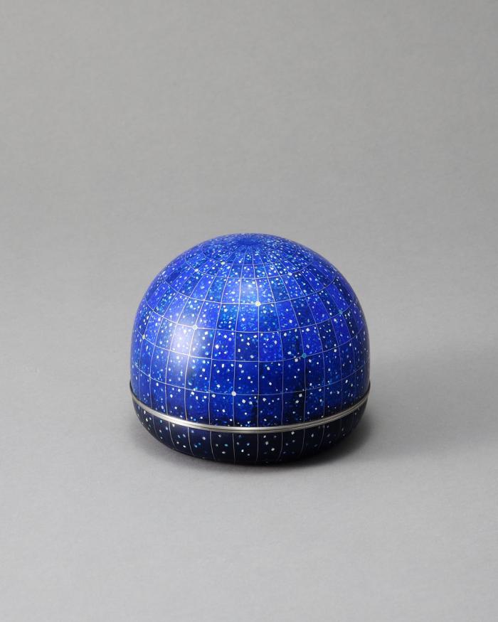 有線七宝蓋物「星月夜」